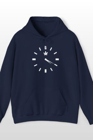 420 clock stoner hoodie