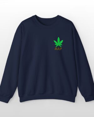 follow the program aap original pocket logo crewneck sweatshirt