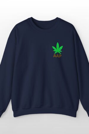follow the program aap original pocket logo crewneck sweatshirt