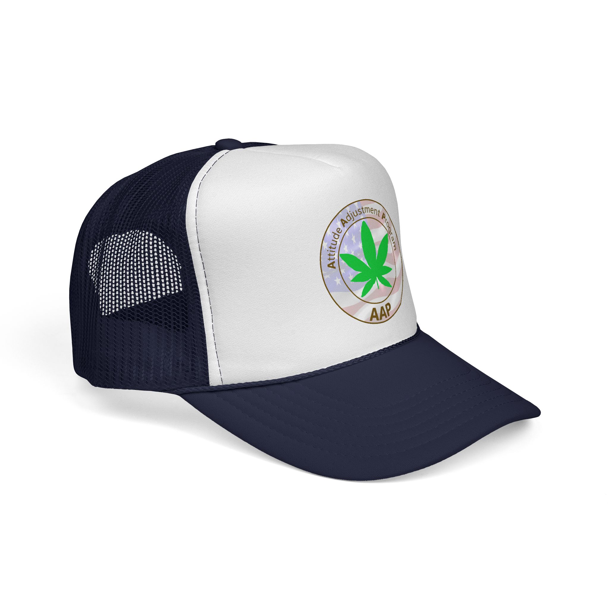 puff it up for freedom aap original freedom logo trucker cap