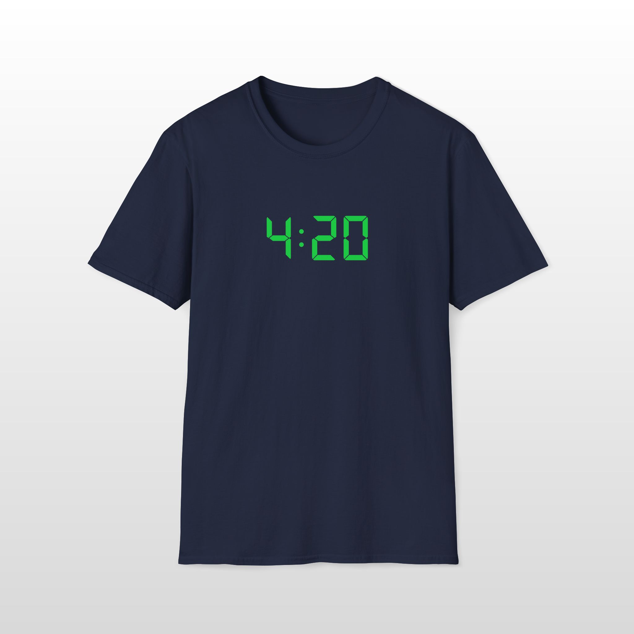 420 digital clock tee