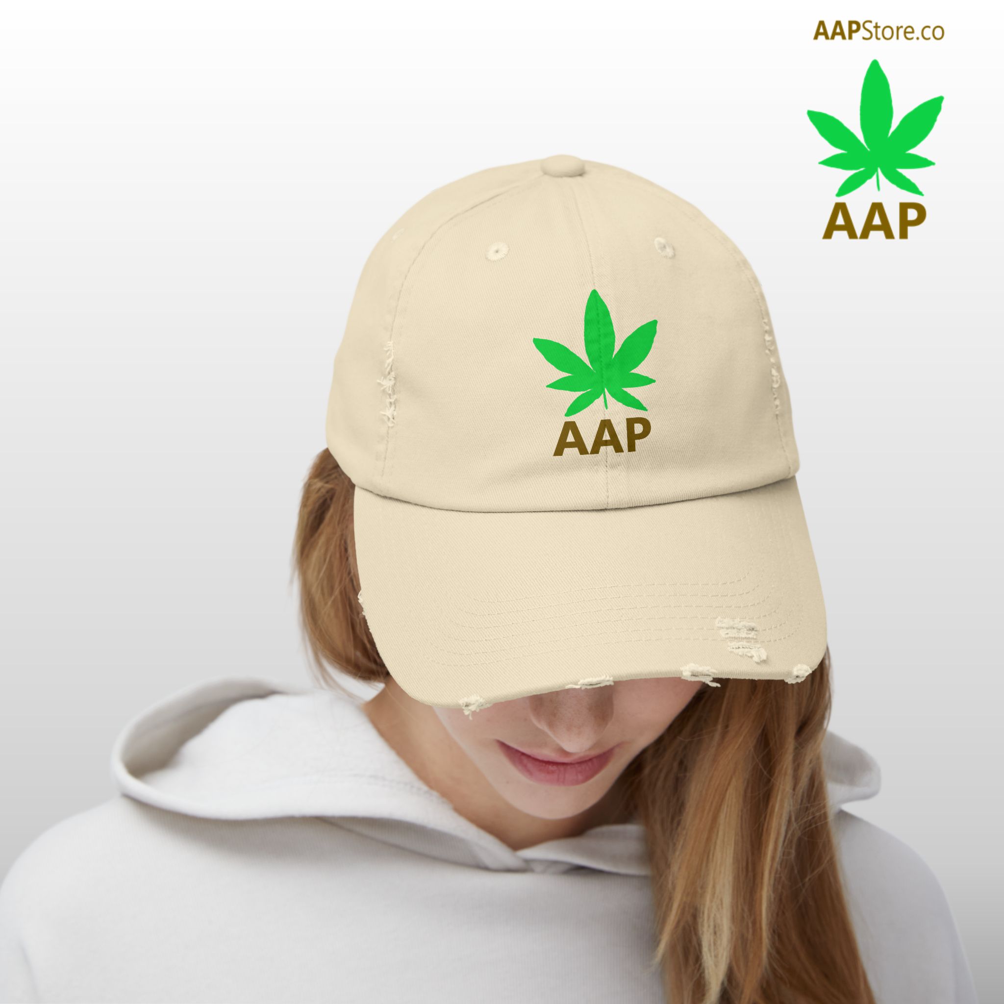 follow the program aap original aapstore.co logo distressed cap
