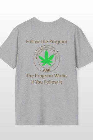 aap original the program works 2 sided 420 tee