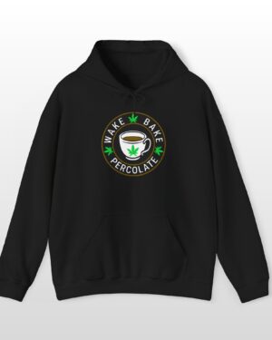 wake bake percolate 420 hoodie