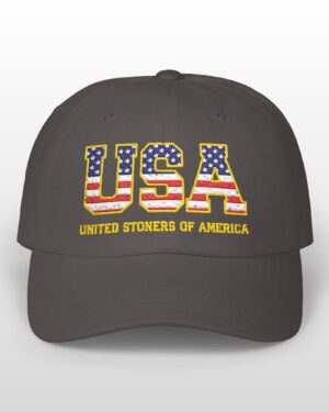 usa united stoners of america embroidered 420 dad hat