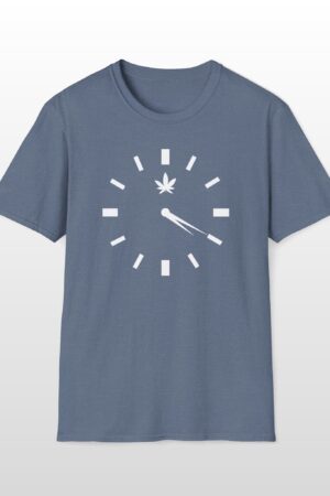 420 clock tee