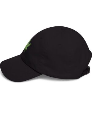 grean leaf 420 embroidered dad hat