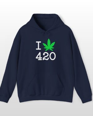 i love 420 stoner hoodie