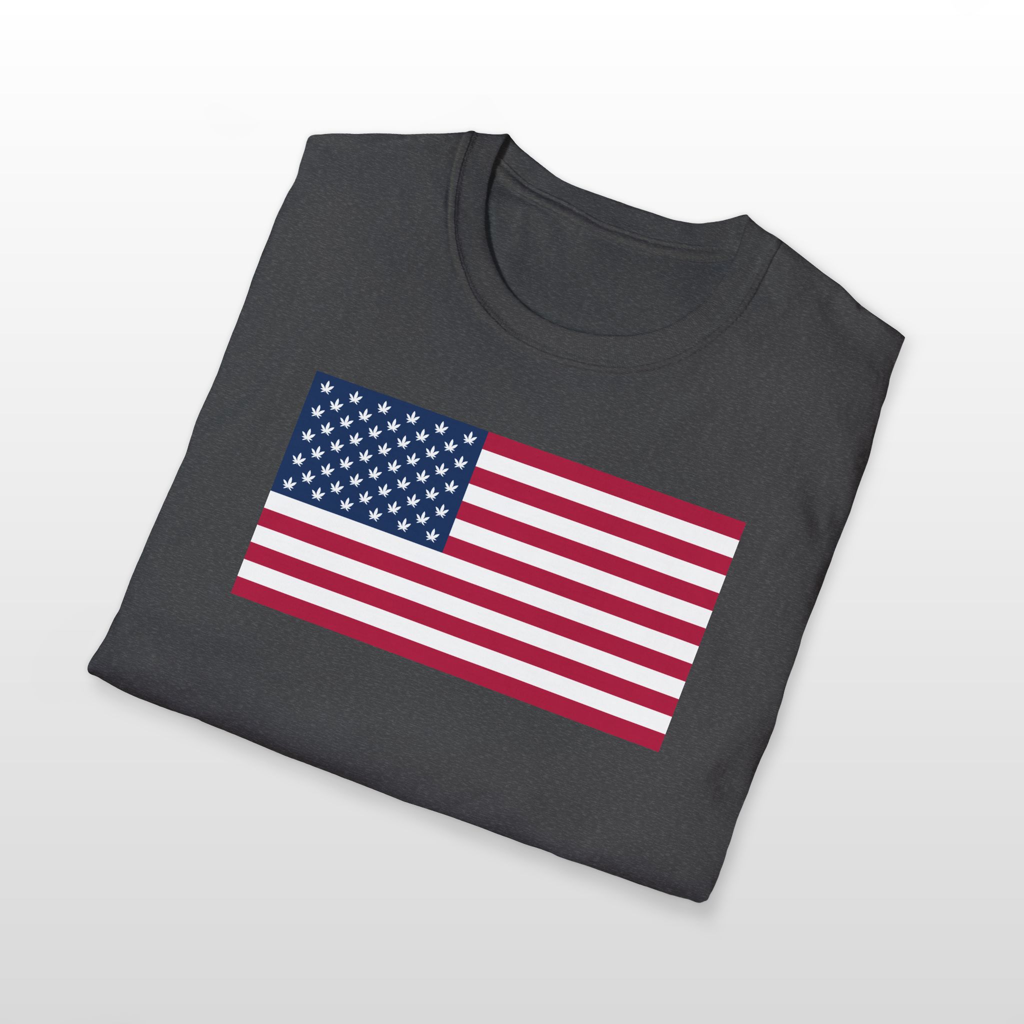 weeds and stripes 420 tee