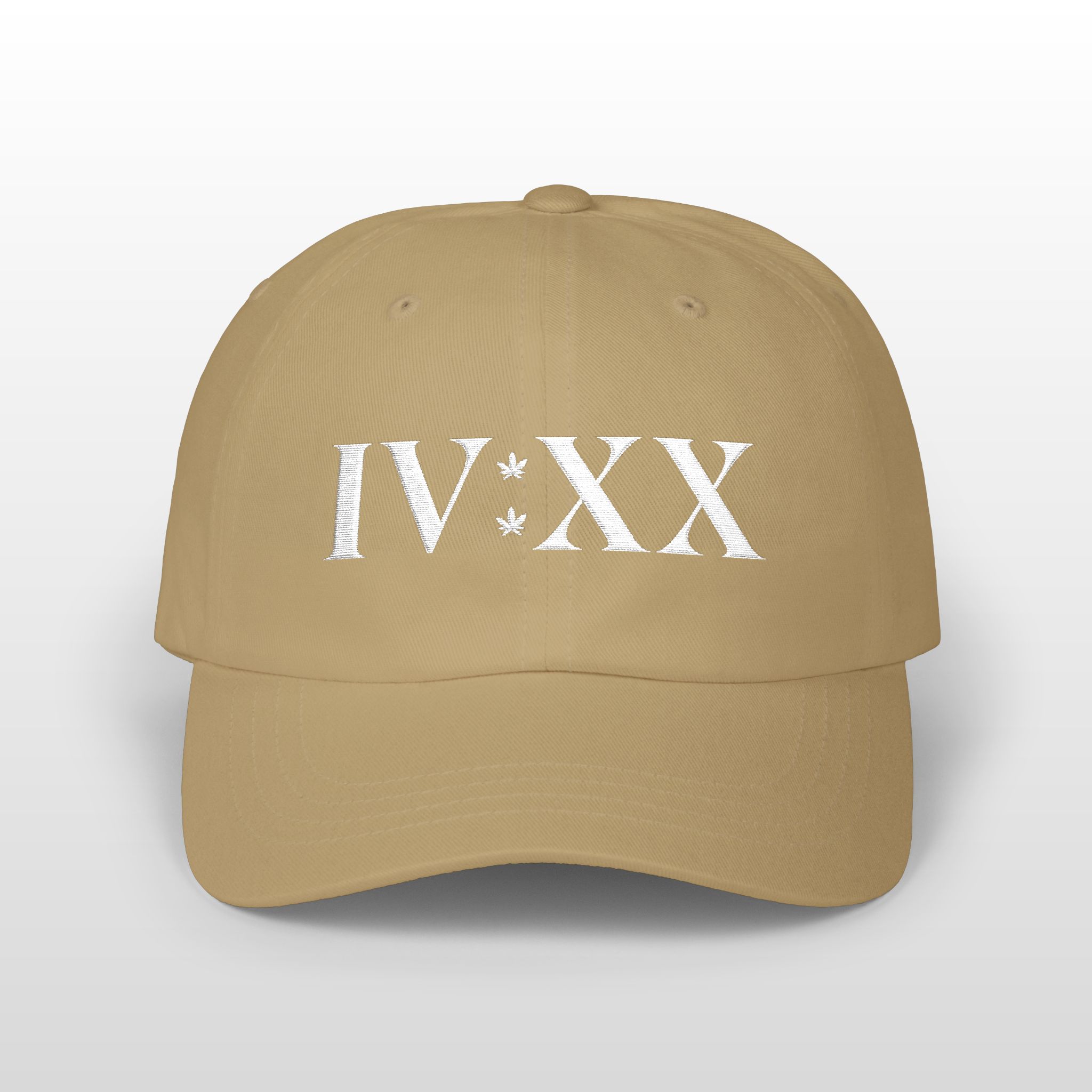420 roman numerals embroidered 420 dad hat