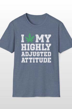 i love my highly adjusted attitude 420 tee