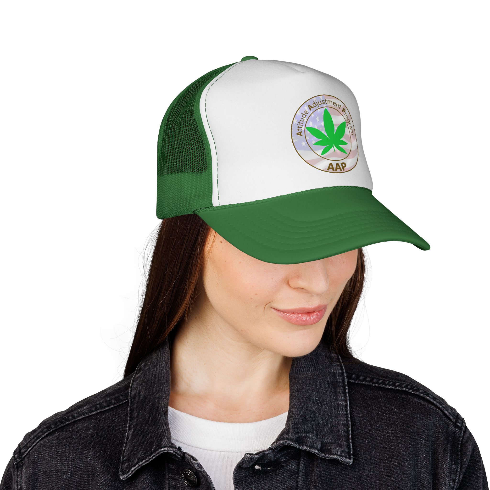 puff it up for freedom aap original freedom logo trucker cap
