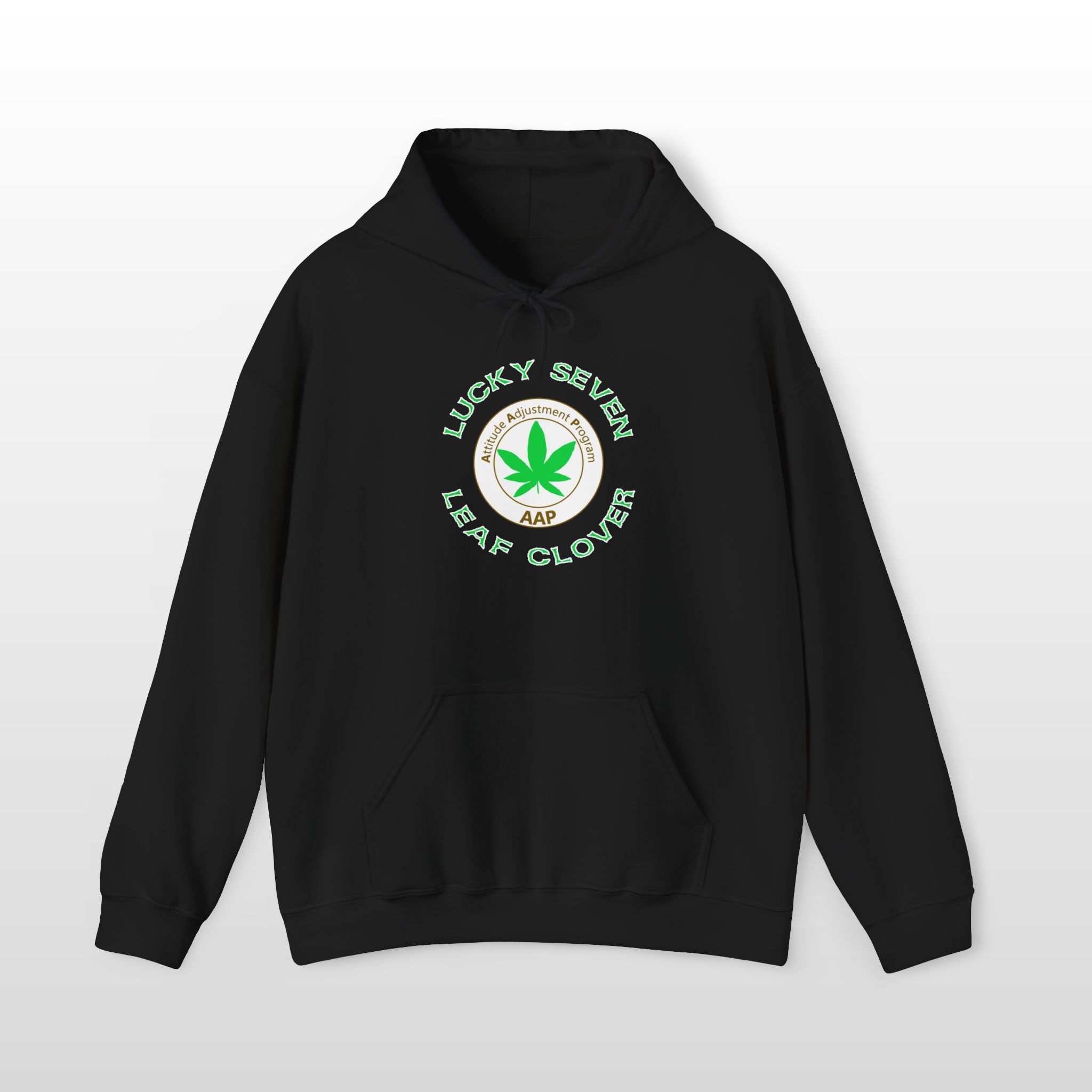 lucky seven leaf clover stoner hoodie