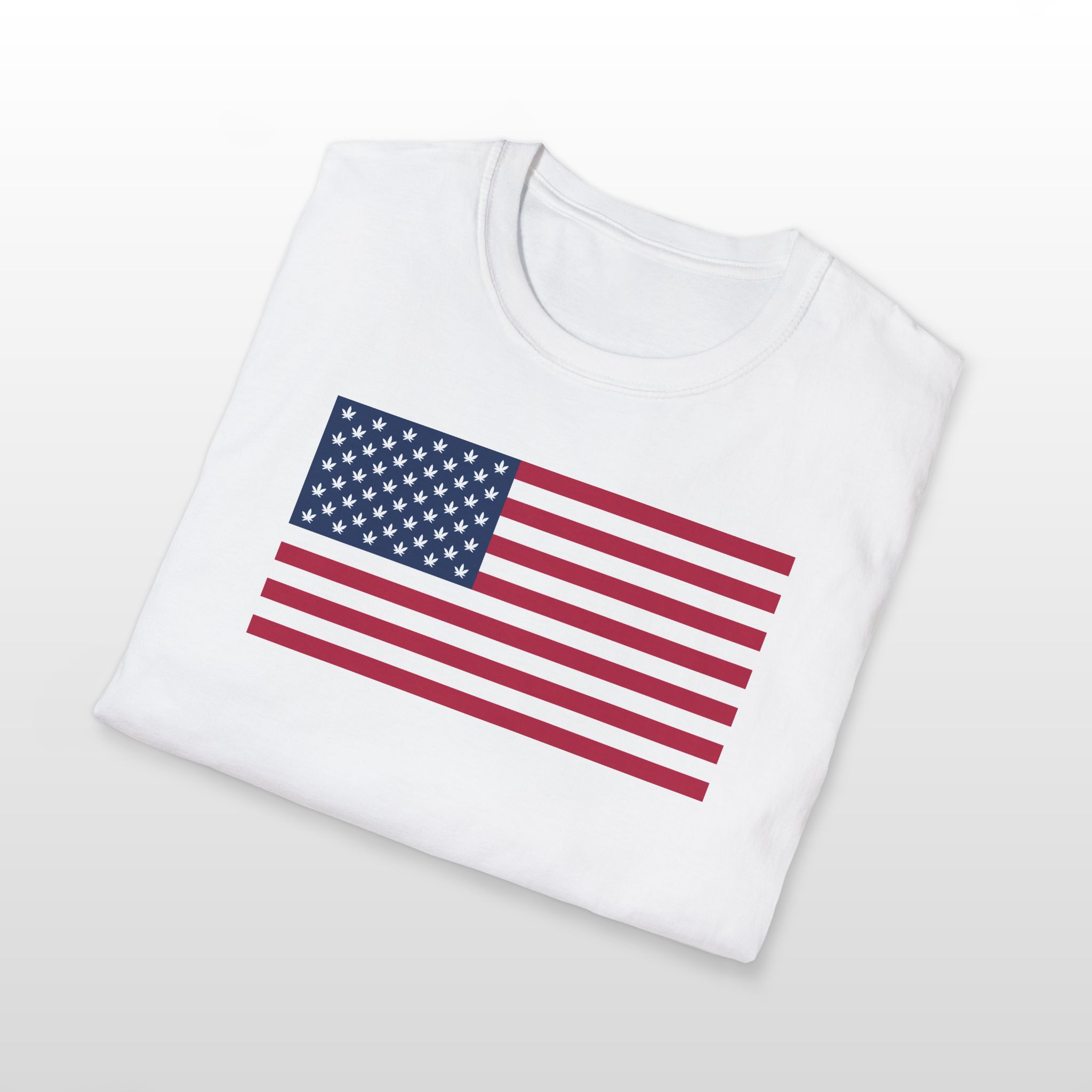 weeds and stripes 420 tee