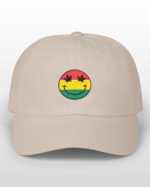 happy daditude 420 embroidered dad hat