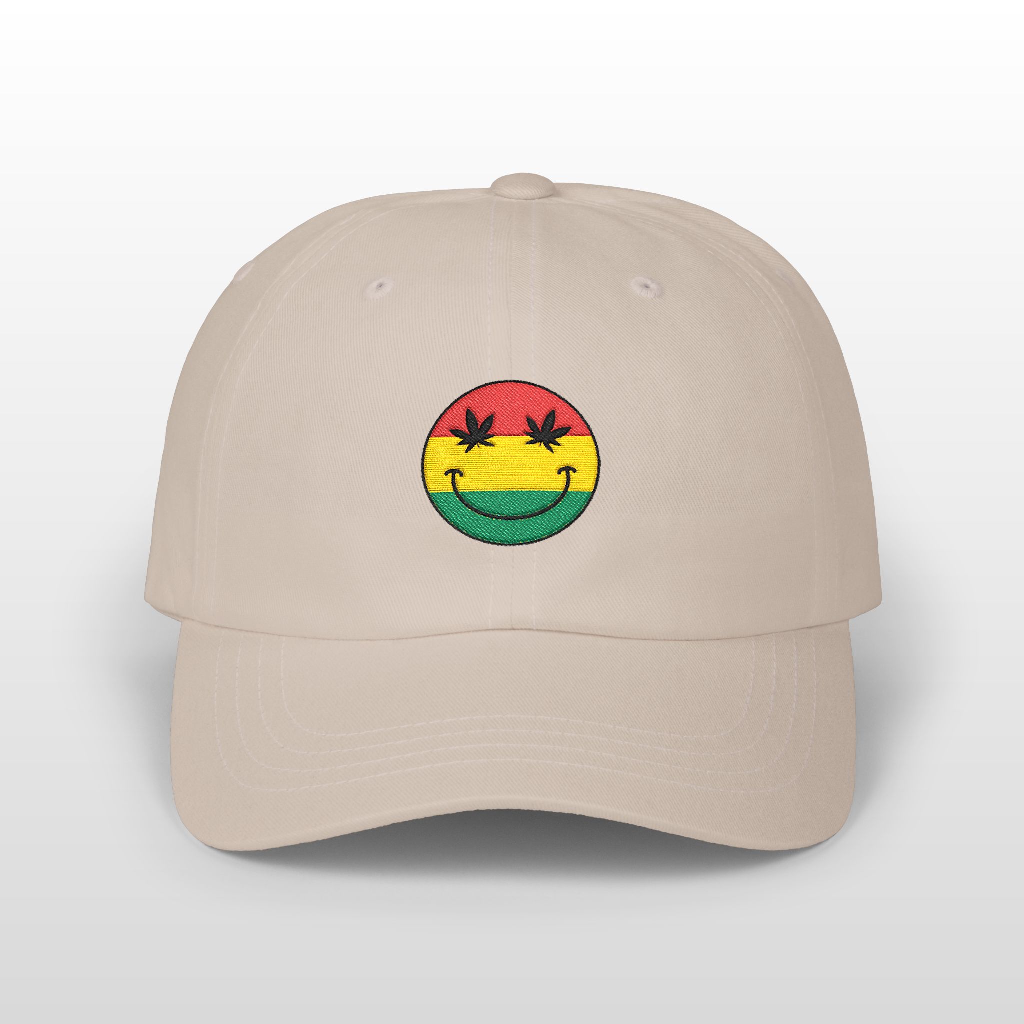 happy daditude 420 embroidered dad hat