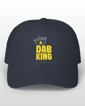 dab king embroidered 420 dad hat