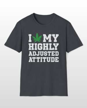 i love my highly adjusted attitude 420 tee