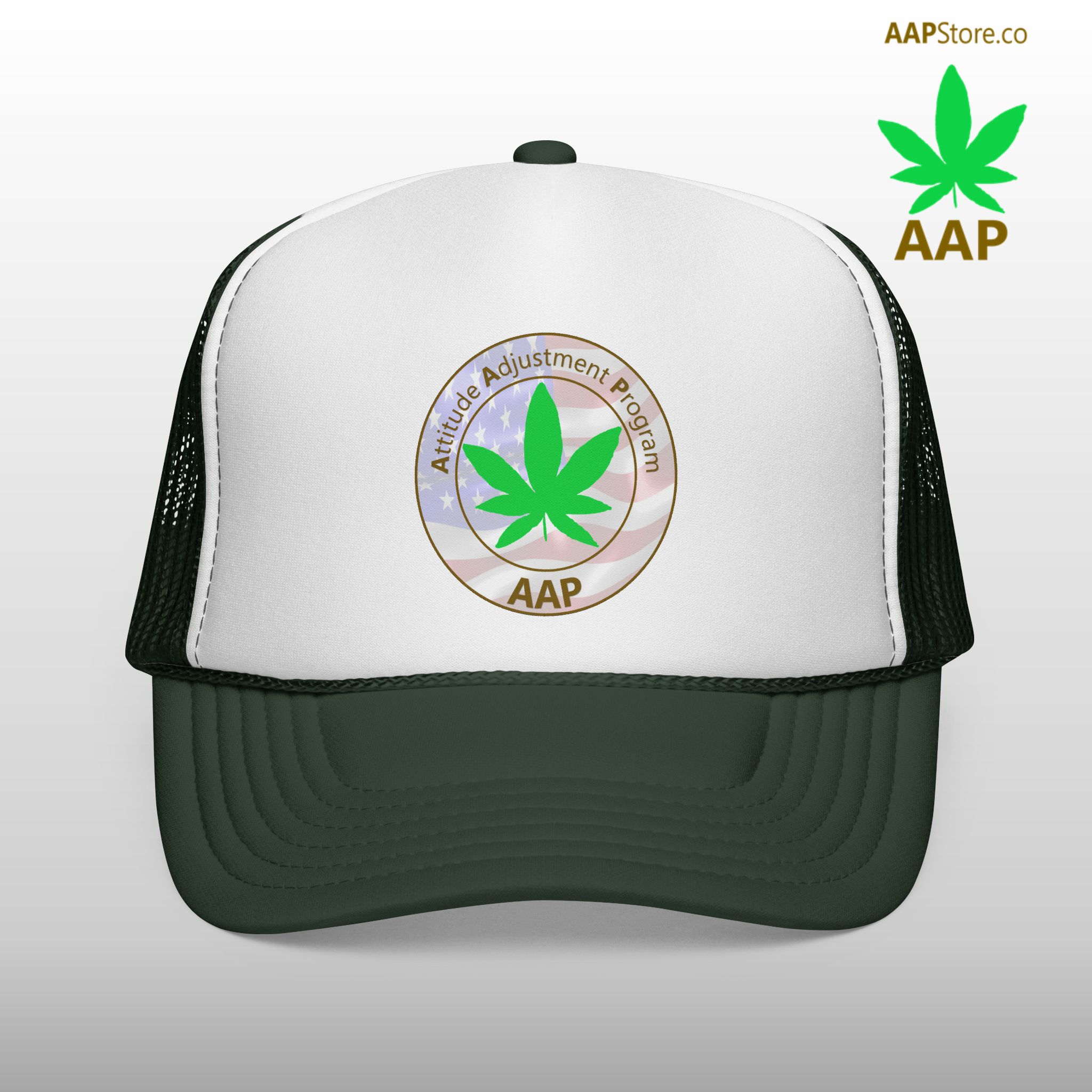 puff it up for freedom aap original freedom logo trucker cap