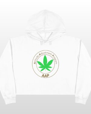 follow the program aap original crop hoodie