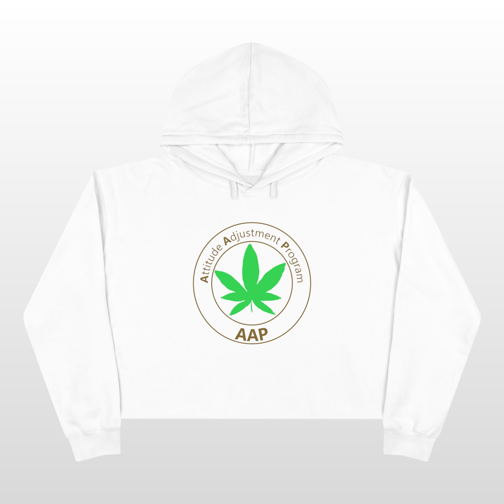 follow the program aap original crop hoodie
