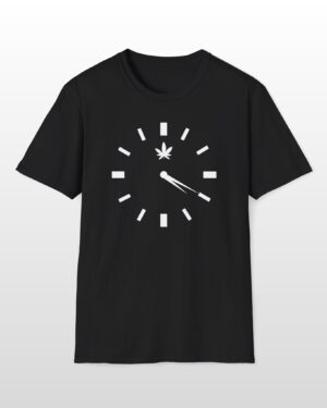 420 clock tee