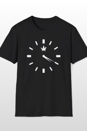 420 clock tee