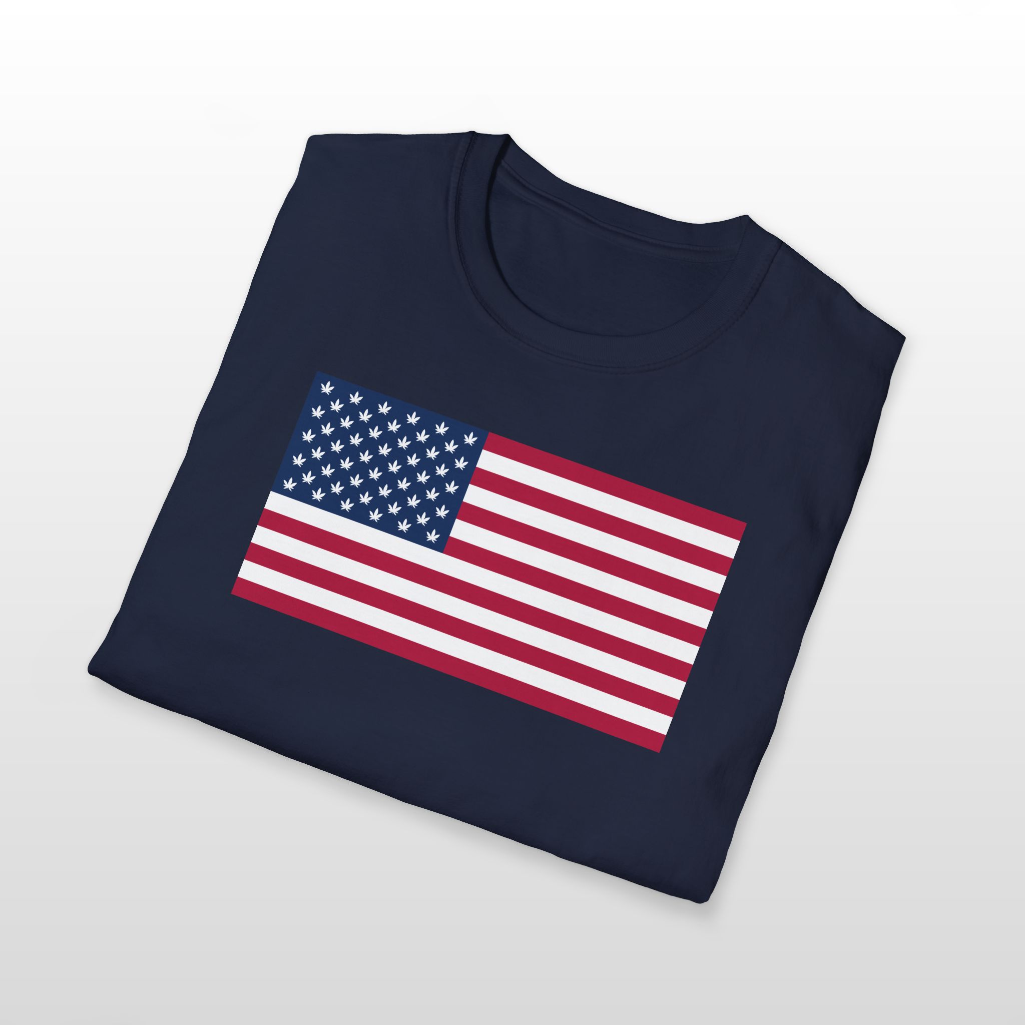 weeds and stripes 420 tee