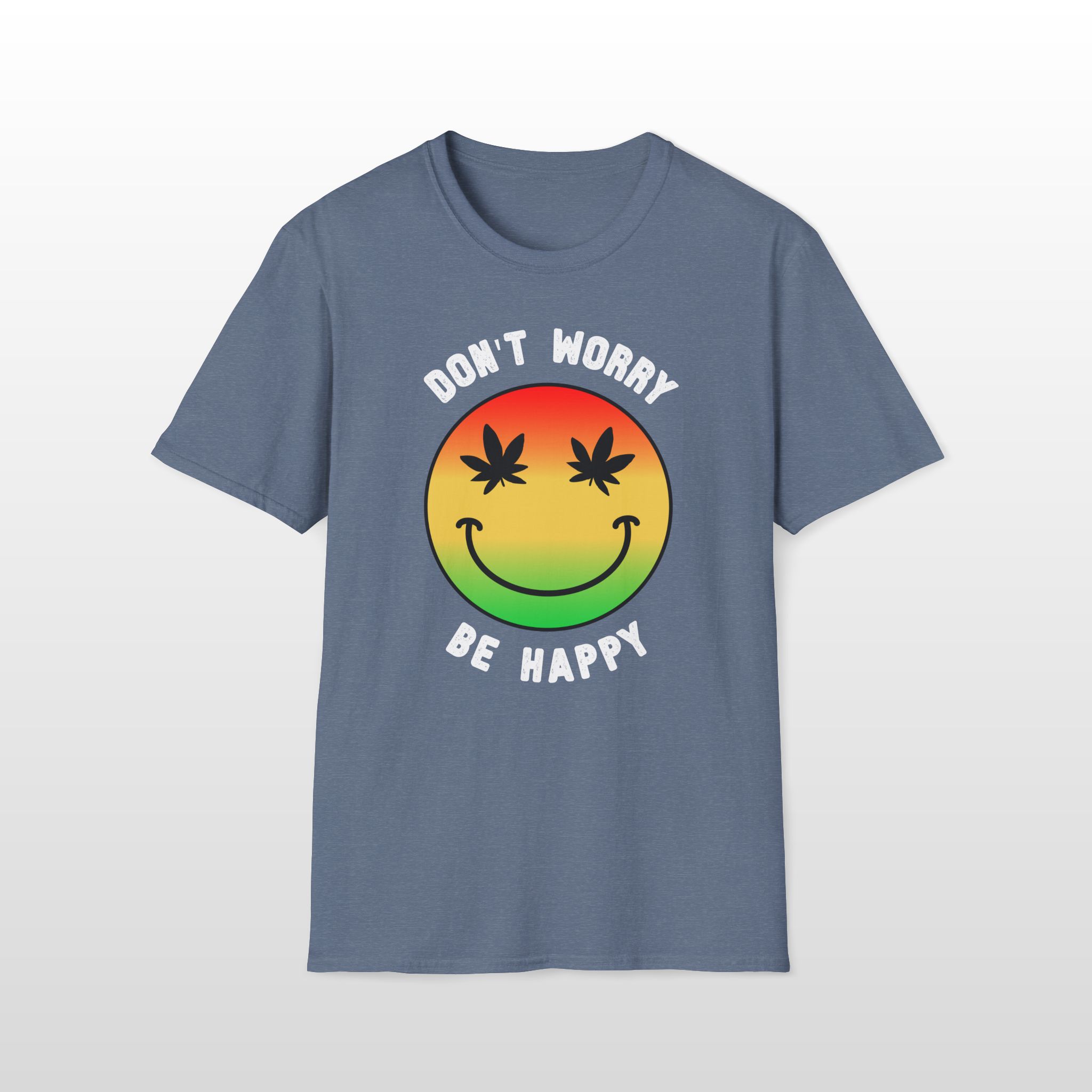 don't worry be happy 420 tee