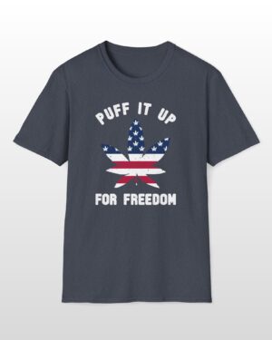 puff it up for freedom 420 tee