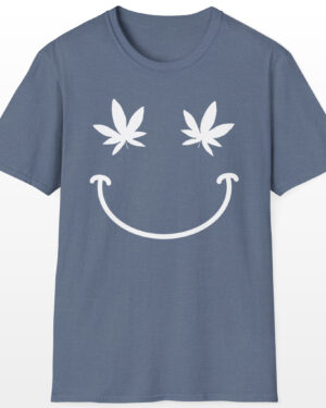 weed eyes happy 420 tee