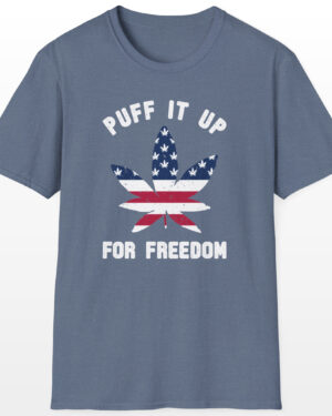 puff it up for freedom 420 tee
