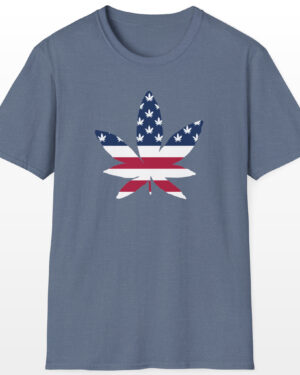 puff it up for freedom leaf 420 tee