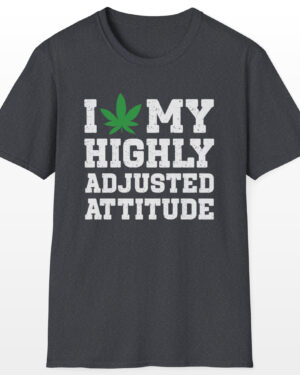 i love my highly adjusted attitude 420 tee
