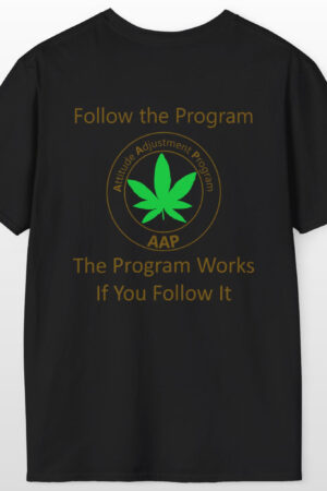 aap original the program works 2 sided 420 tee