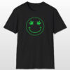 follow the program aap original smiley face green outline 420 tee