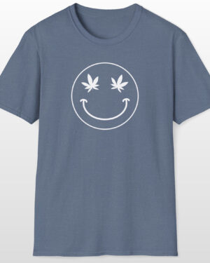 vintage smiley face 420 tee