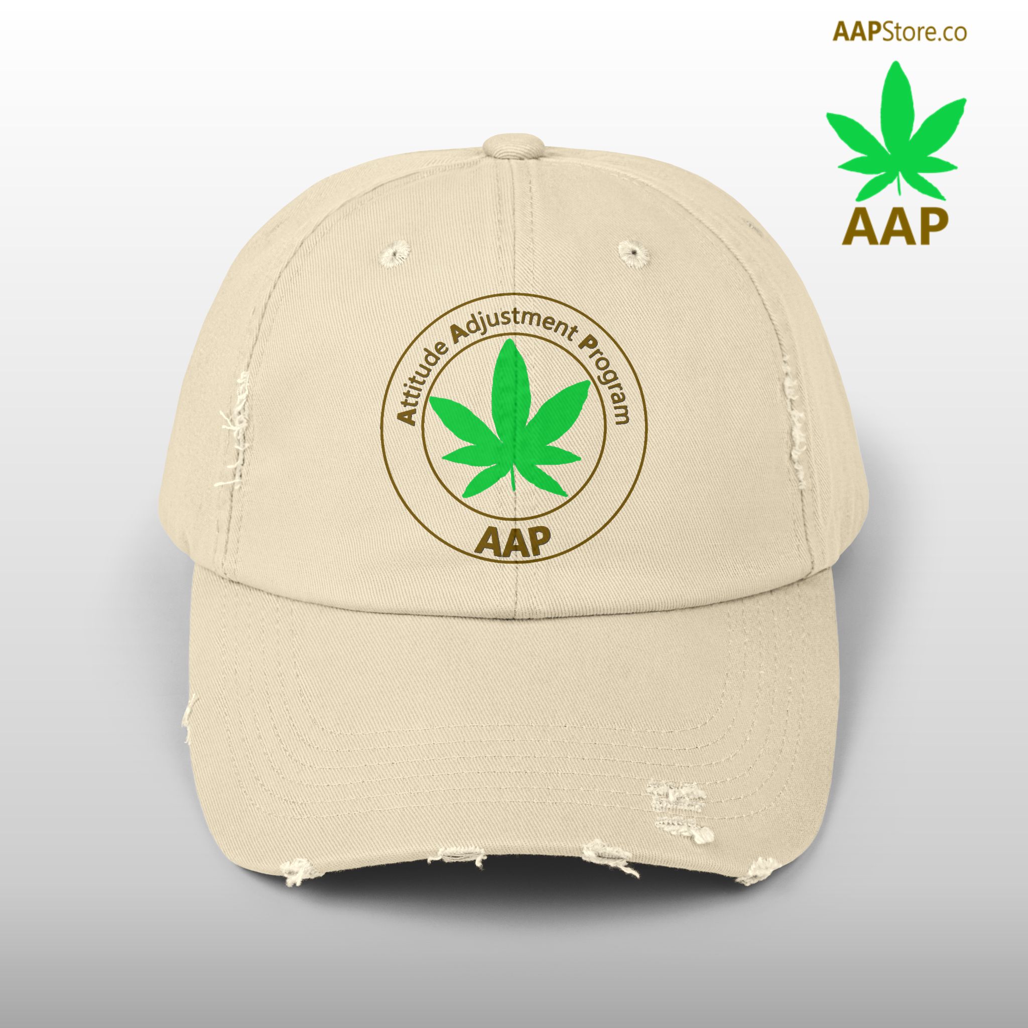 follow the program aap original distressed stoner cap