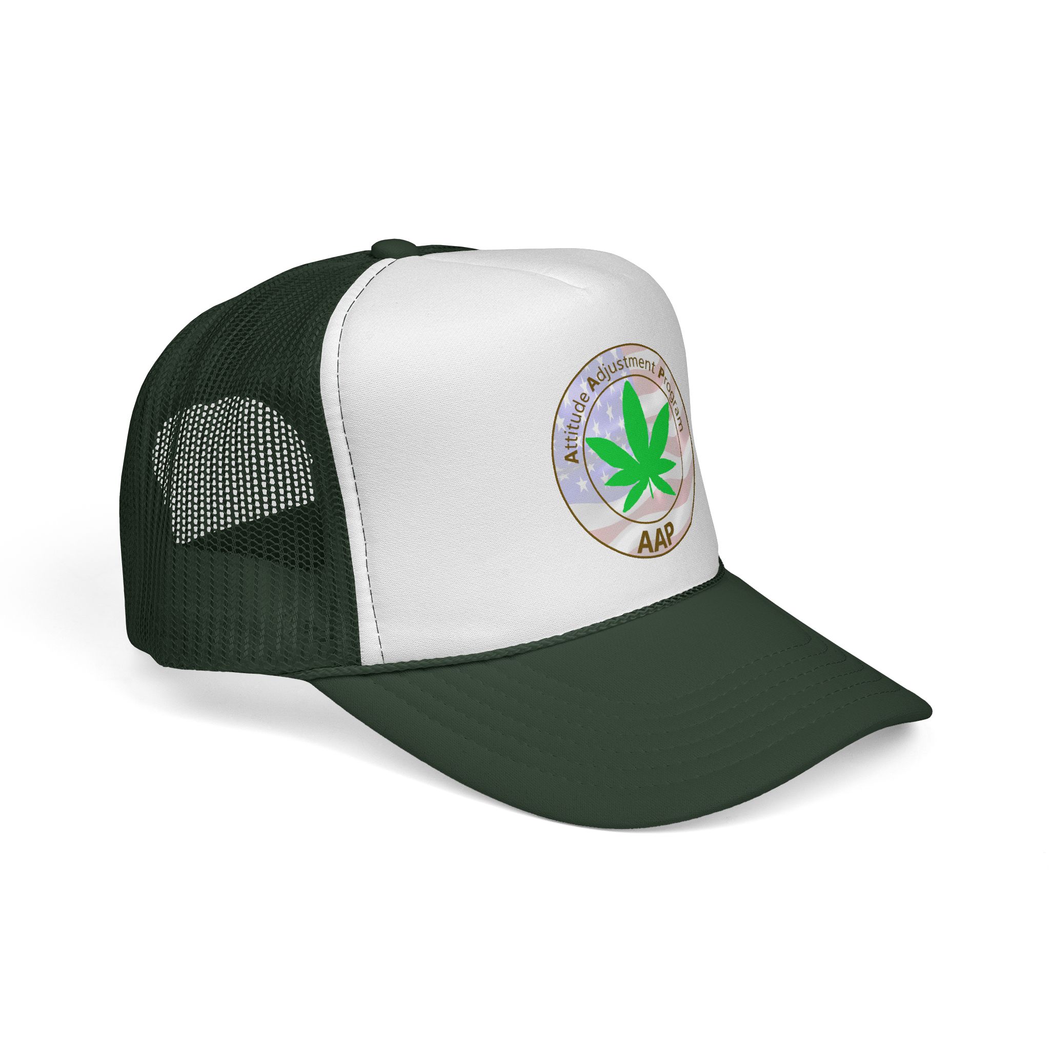 puff it up for freedom aap original freedom logo trucker cap