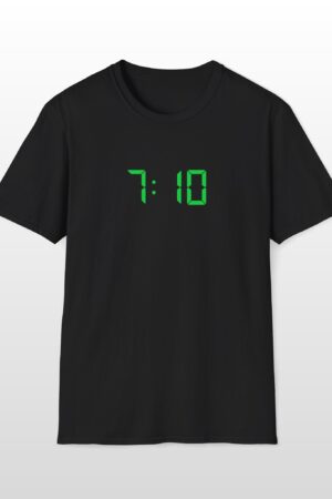 710 digital clock tee