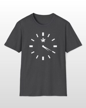 420 clock tee