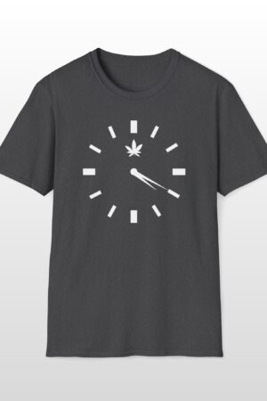 420 clock tee