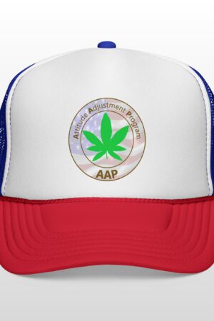 puff it up for freedom aap original freedom logo trucker cap