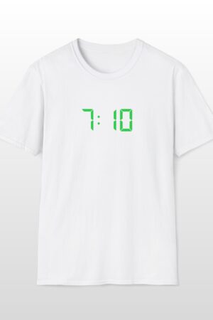 710 digital clock tee