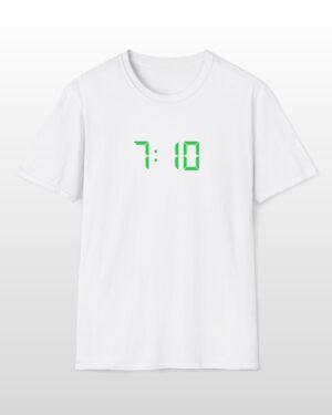 710 digital clock tee