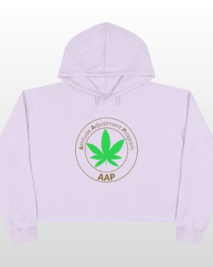 follow the program aap original crop hoodie