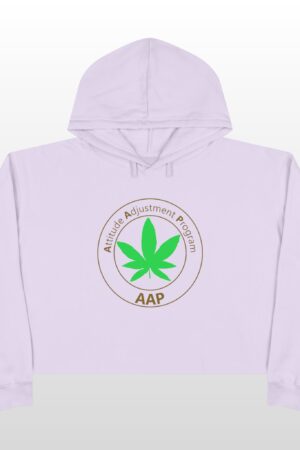 follow the program aap original crop hoodie