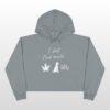 i don't need much 420 crop hoodie