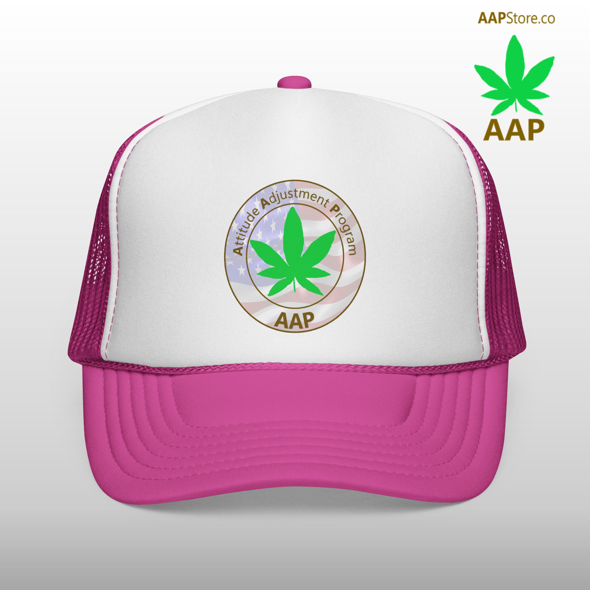 puff it up for freedom aap original freedom logo trucker cap