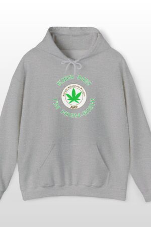 kiss me i'm highrish stoner hoodie